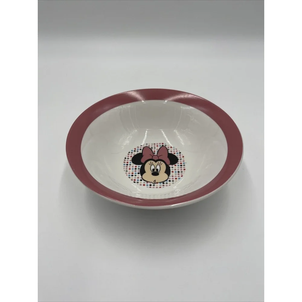 Authentic Disney Minnie Mouse Love Ceramic Bowl 7